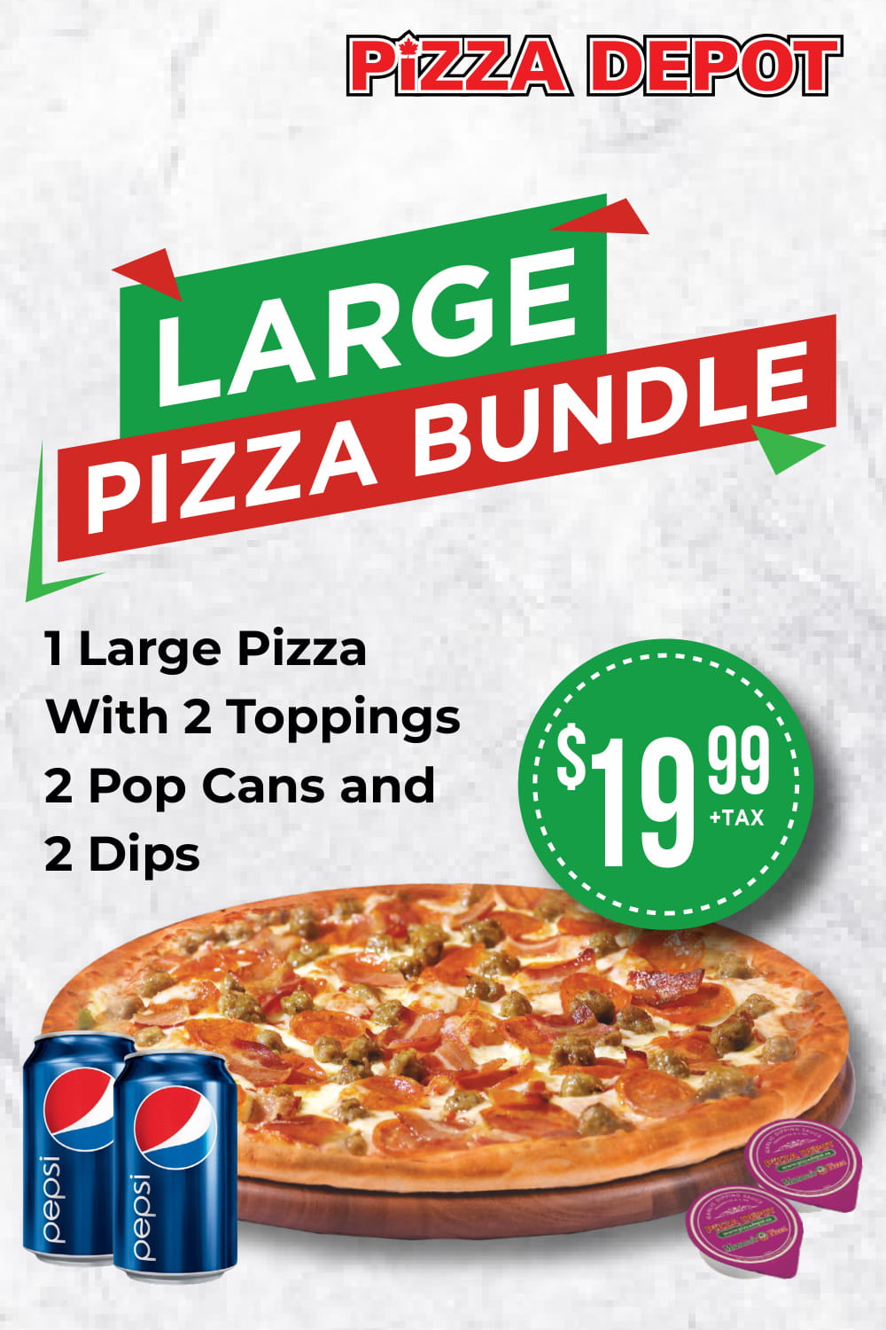 Large Pizza Bundle